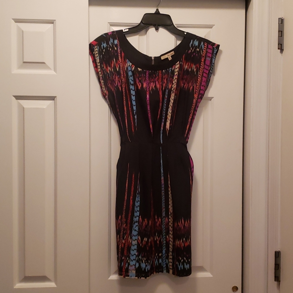 Black patterned dress